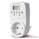 Időkapcsoló ENTAC digitális programozható IP20