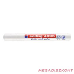 Folyékony kréta EDDING 4095 vágott 2-3 mm fehér