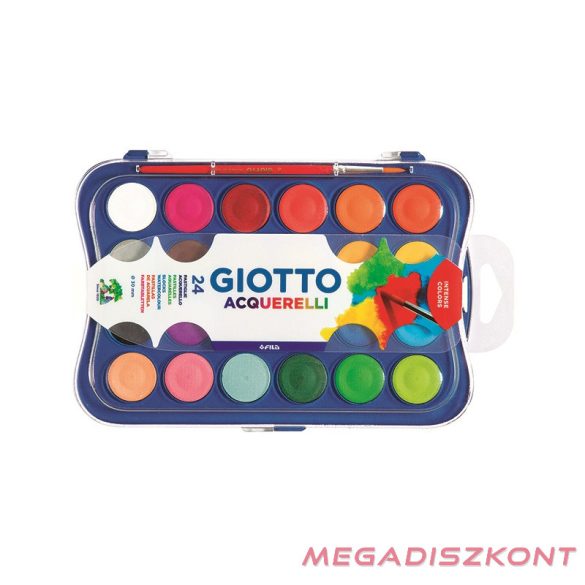 Vízfesték GIOTTO Aquarelli 30 mm 24 szín/készlez