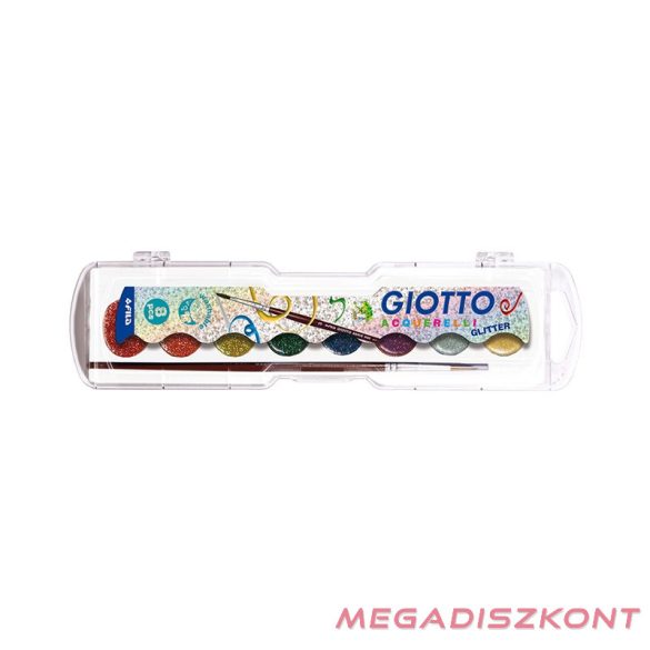 Vízfesték GIOTTO csillám 28 mm 8 szín/készlet