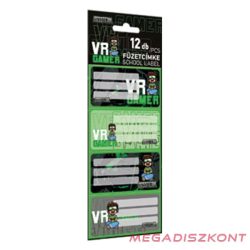   Füzetcímke LIZZY CARD BossTeam VR Gamer 12 db címke/csomag