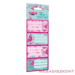   Füzetcímke LIZZY CARD  Lollipop Cute Butterfly 12 db címke/csomag