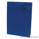 Dísztasak CREATIVE Special Simple XL 33x46x10 cm egyszínű kék zsinórfüles