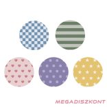 Díszcsomagoló APLI Nordik Fun Pasztell tekercses 70x200 cm 55 tekercs/doboz vegyes mintákkal