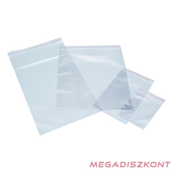 Simítózáras tasak 80x120 A/7 100 darabos