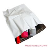 Futártasak biztonsági ragasztócsíkkal 24x35cm 50 mikron 100 darabos