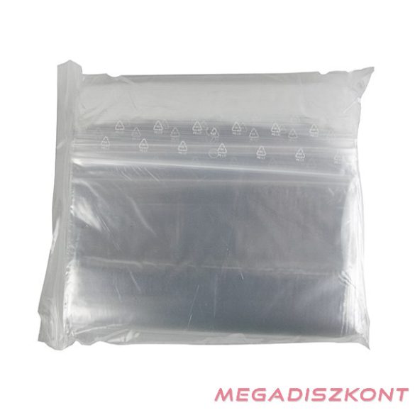 Simítózáras tasak 180x250 100 darabos