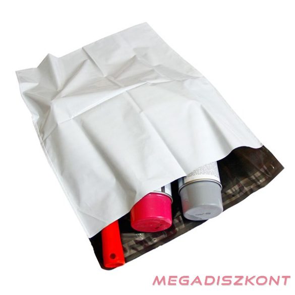 Futártasak biztonsági ragasztócsíkkal 30x45cm 50 mikron 100 darabos