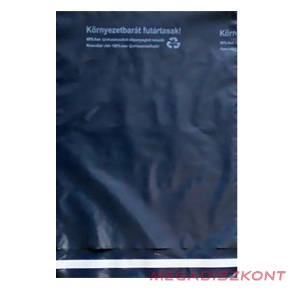 Futártasak biztonsági ragasztócsíkkal környezetbarát 30,5x45cm 50 mikron 100 darabos