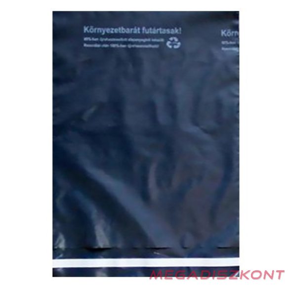 Futártasak biztonsági ragasztócsíkkal környezetbarát 17,5x25cm 50 mikron 100 darabos