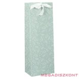 Italtasak CREATIVE Deluxe Plus  13x36x9 cm fagyöngy matt világoszöld sodort füles masnival