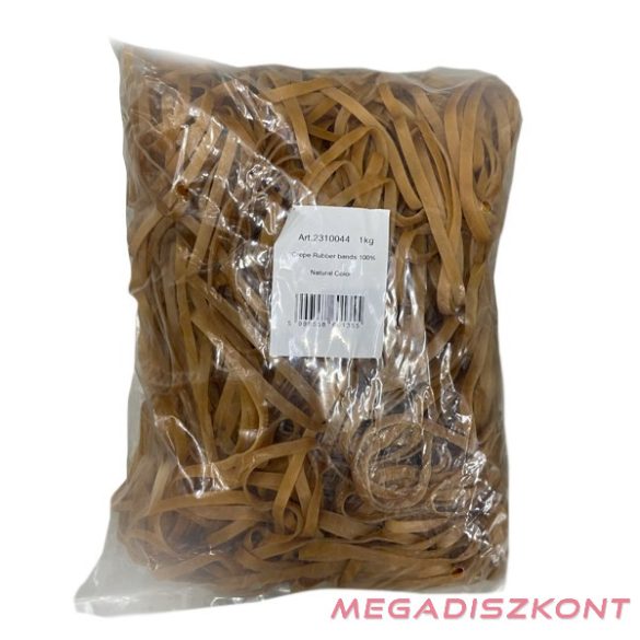 Postagumi barna 60x5mm 1 kg/csomag kaucsuk