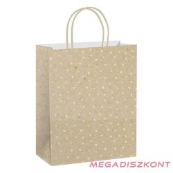   Dísztasak CREATIVE ECO Special Plus XL 33x45x10 cm kraft fóliás apró mintás sodort füles