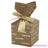 Díszdoboz CREATIVE csillagos-pöttyös 7x7 cm 2 darabos