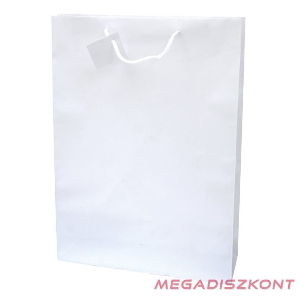 Dísztasak CREATIVE Special Simple cm x L 33cm x 46cm x 10 cm egyszínű fehér zsinórfüles