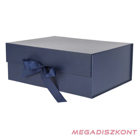 Díszdoboz PROMO összehajtható 29x22x10,5 cm sötétkék