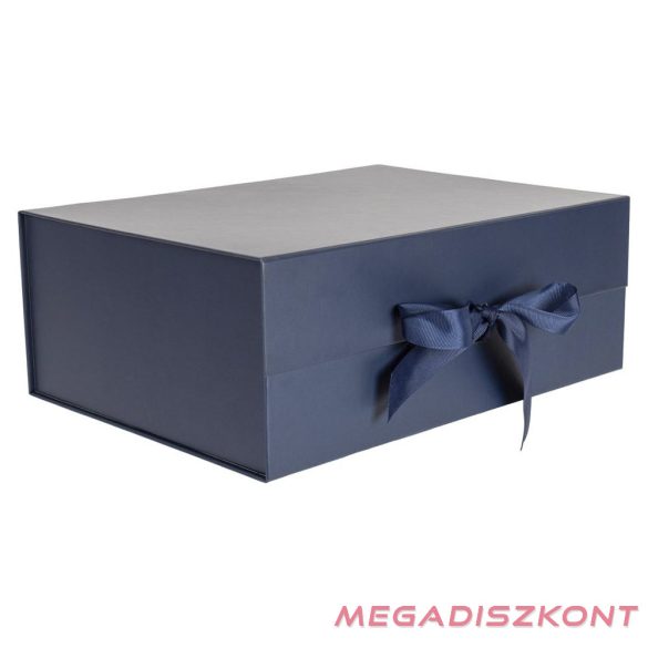 Díszdoboz PROMO összehajtható 29x22x10,5 cm sötétkék