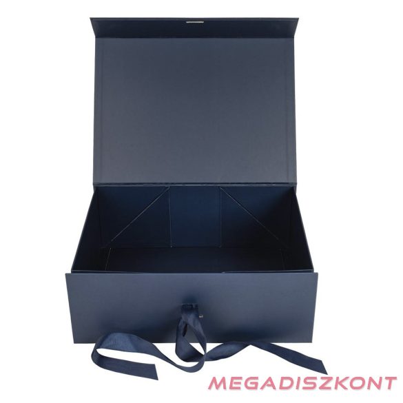 Díszdoboz PROMO összehajtható 29x22x10,5 cm sötétkék