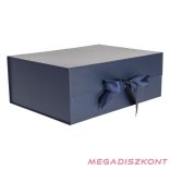 Díszdoboz PROMO összehajtható 33x25x12,5 cm sötétkék