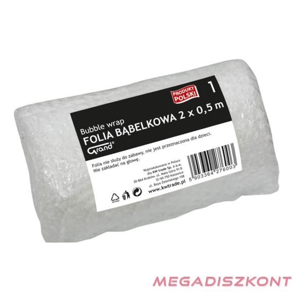 Légpárnás csomagolófólia GRAND 2m x 0,5m