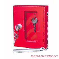 Kulcsszekrény vészkulcs tartó WEDO 12x4x15cm piros
