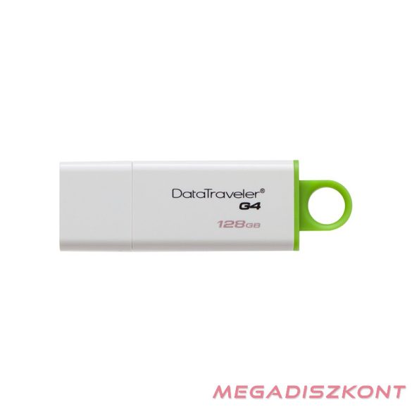 Pendrive KINGSTON DataTraveler G4 USB 3.0 128GB fehér-zöld