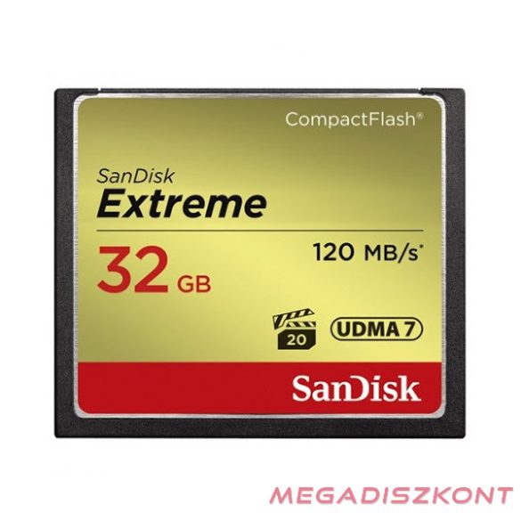 Memóriakártya SANDISK Extreme CompactFlash 32 GB