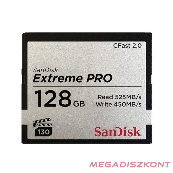 Memóriakártya SANDISK Extreme Pro CFast 2.0 128 GB