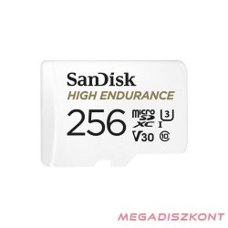   Memóriakártya SANDISK microSDXC High Endurance U3 V30 256 GB