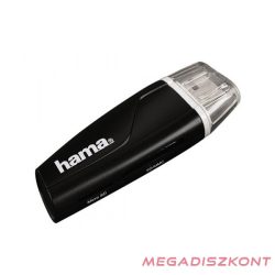 Memóriakártya olvasó HAMA SDXC USB 2.0 fekete