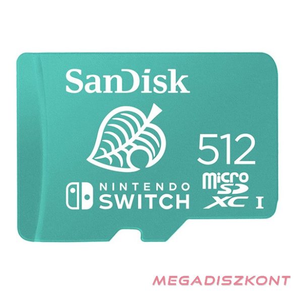 Memóriakártya SANDISK MicroSDXC NINTENDO SWITCH U3 C10 A1 UHS-1 512 GB