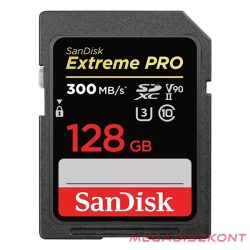 Memóriakártya SANDISK SDXC Extreme Pro 128 GB