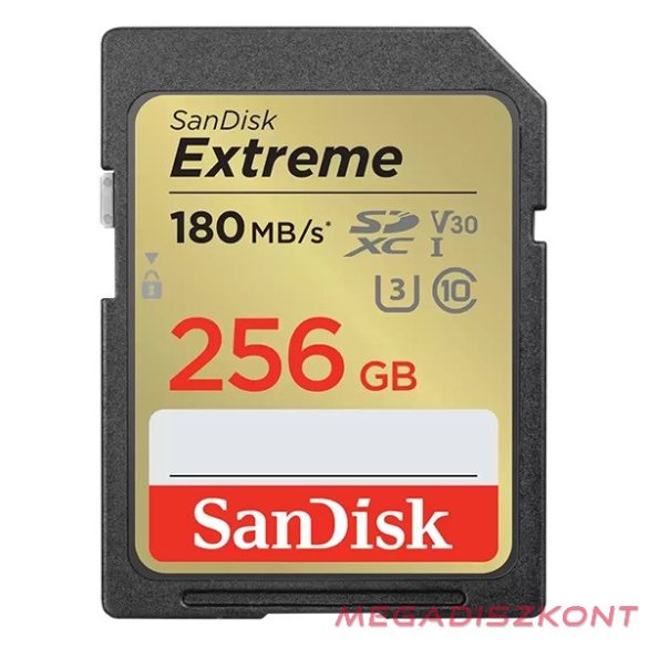 Memóriakártya SANDISK SDXC Extreme U3 V30 256 GB