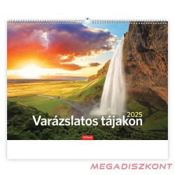   Falinaptár TOPTIMER T093 420x310mm fekvő Varázslatos tájakon 2025.