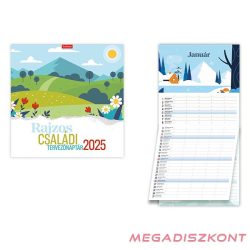   Falinaptár TOPTIMER T098 290x580mm álló Rajzos családi tervező 2025.