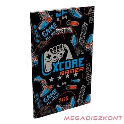   Zsebnaptár LIZZY CARD Bossteam Xcore A/6 heti papírborítós 2025.