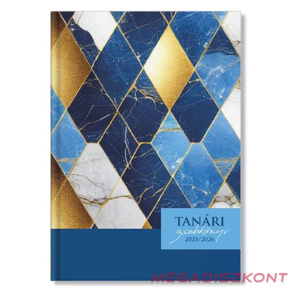 Tanári zsebkönyv PD CALENDAR papírborító A/5 Marble 2025-2026