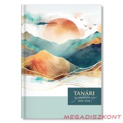  Tanári zsebkönyv PD CALENDAR papírborító A/5 Sunset 2025-2026