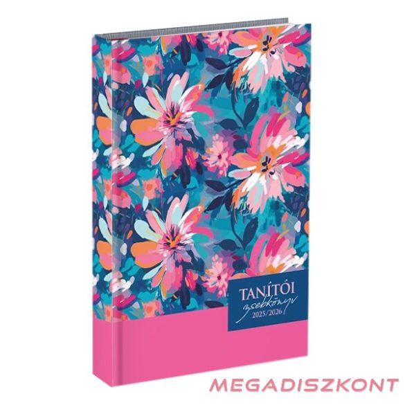 Tanítói zsebkönyv PD CALENDAR papírborító A/5 Magnolia 2025-2026