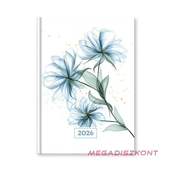 Határidőnapló VECTRALINE Mystic Blue secret A/5 heti fehér lapos 2026.