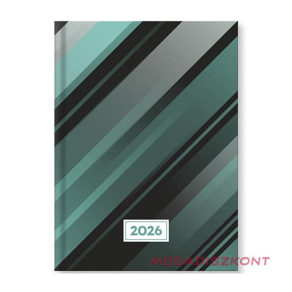 Határidőnapló VECTRALINE Csíkos B/6 heti fehér lapos 2026.