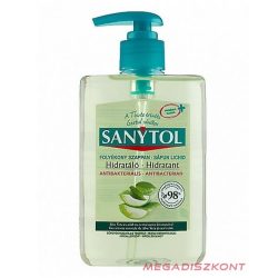  Sanytol folyékony szappan 250 ml -  antibakteriális hidratáló aloe vera és zöld 