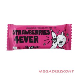 Roobar nyers szelet 30g - Strawberry 4ever (20db/#)