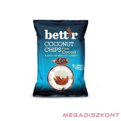 Bett'r Kókuszdió chips kakaóval bio 40g (8db/#)