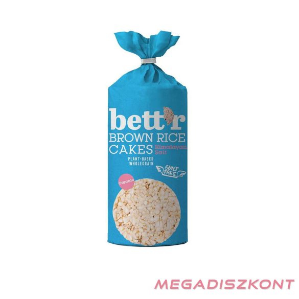 Bett'r Puffasztott rizs himalájai sóval bio 120g (12db/#)
