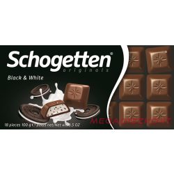 Schogetten csokoládé 100g - Black&White (15 db/#)