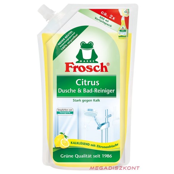 Frosch Fürdőszoba tisztító citrom 950ml utántöltő  (8 db/#)