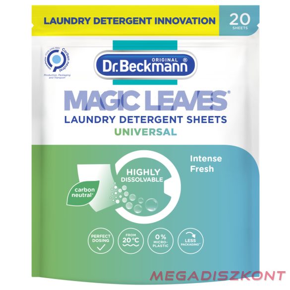 Dr. Beckmann -Magic Leaves- mosókendő Universal 20db (12 db/#)