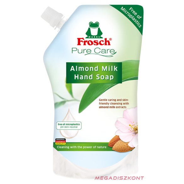 Frosch Folyékony szappan utántöltő 500ml - Almond Milk (6 db/#)