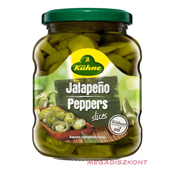 Kühne Jalapeno 330 g (10 db/#)